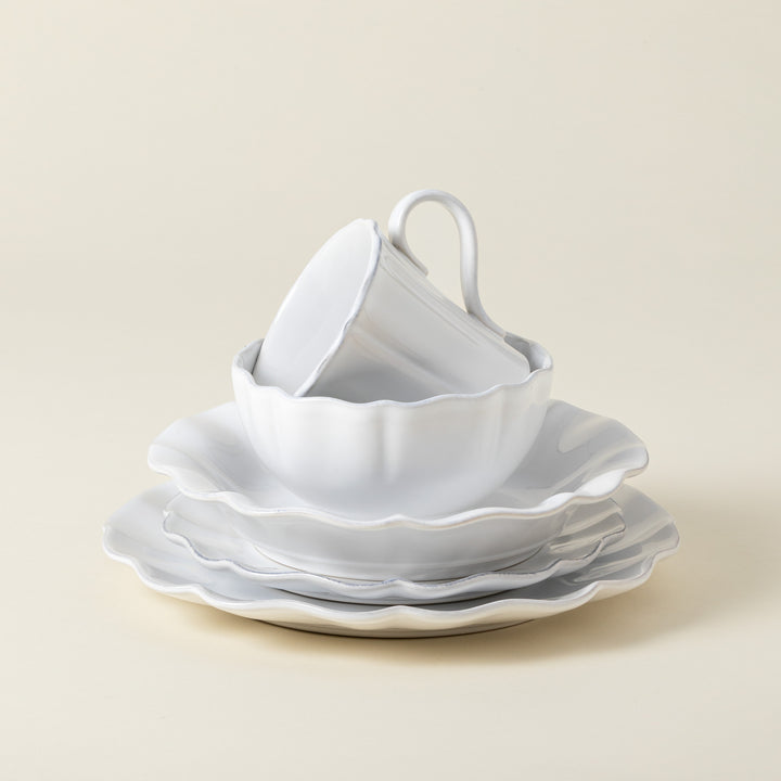 Costa Nova Rosa Fine Stoneware Dinnerware (White)