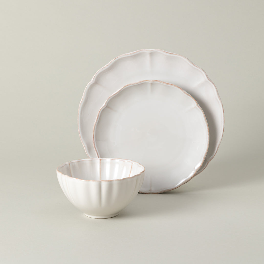 Costa Nova Alentejo Fine Stoneware Dinnerware (White)