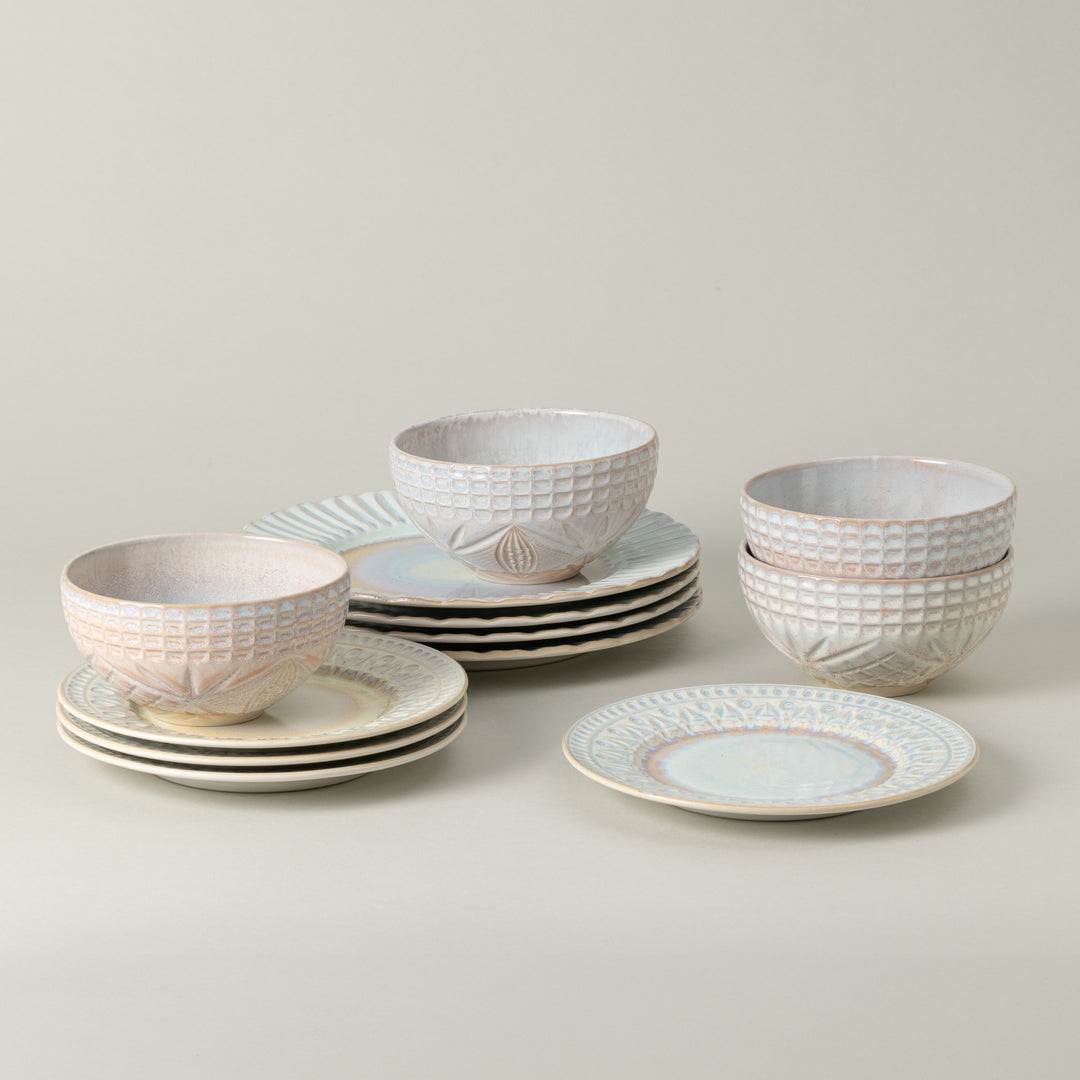 Costa Nova Cristal Fine Stoneware Dinnerware (Nacar)