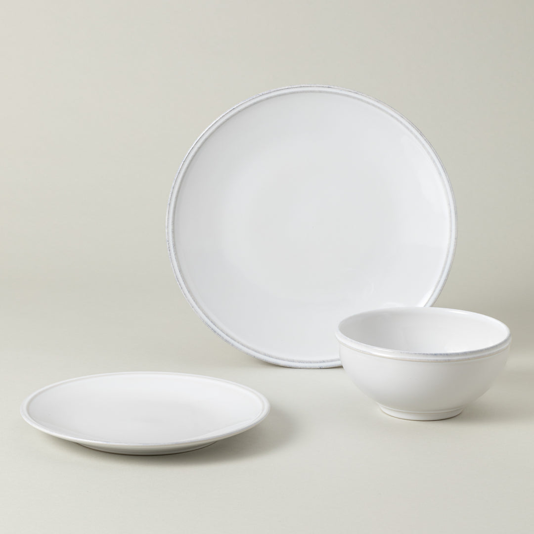 Costa Nova Friso Fine Stoneware Dinnerware (White)