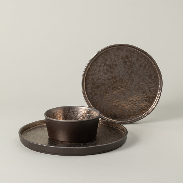 Costa Nova Lagoa Fine Stoneware Dinnerware (Metal)