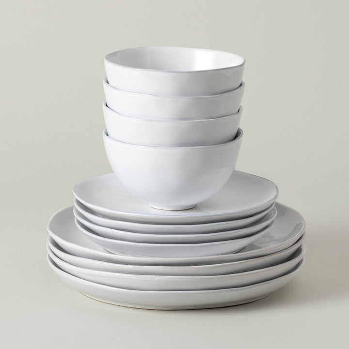 Costa Nova Livia Fine Stoneware Dinnerware (White)