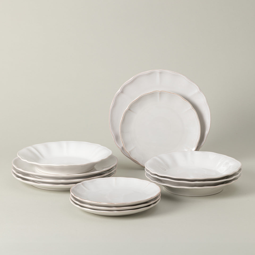 Costa Nova Alentejo Fine Stoneware Dinnerware (White)
