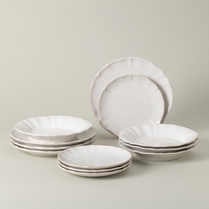 Costa Nova Alentejo Fine Stoneware Dinnerware (White)