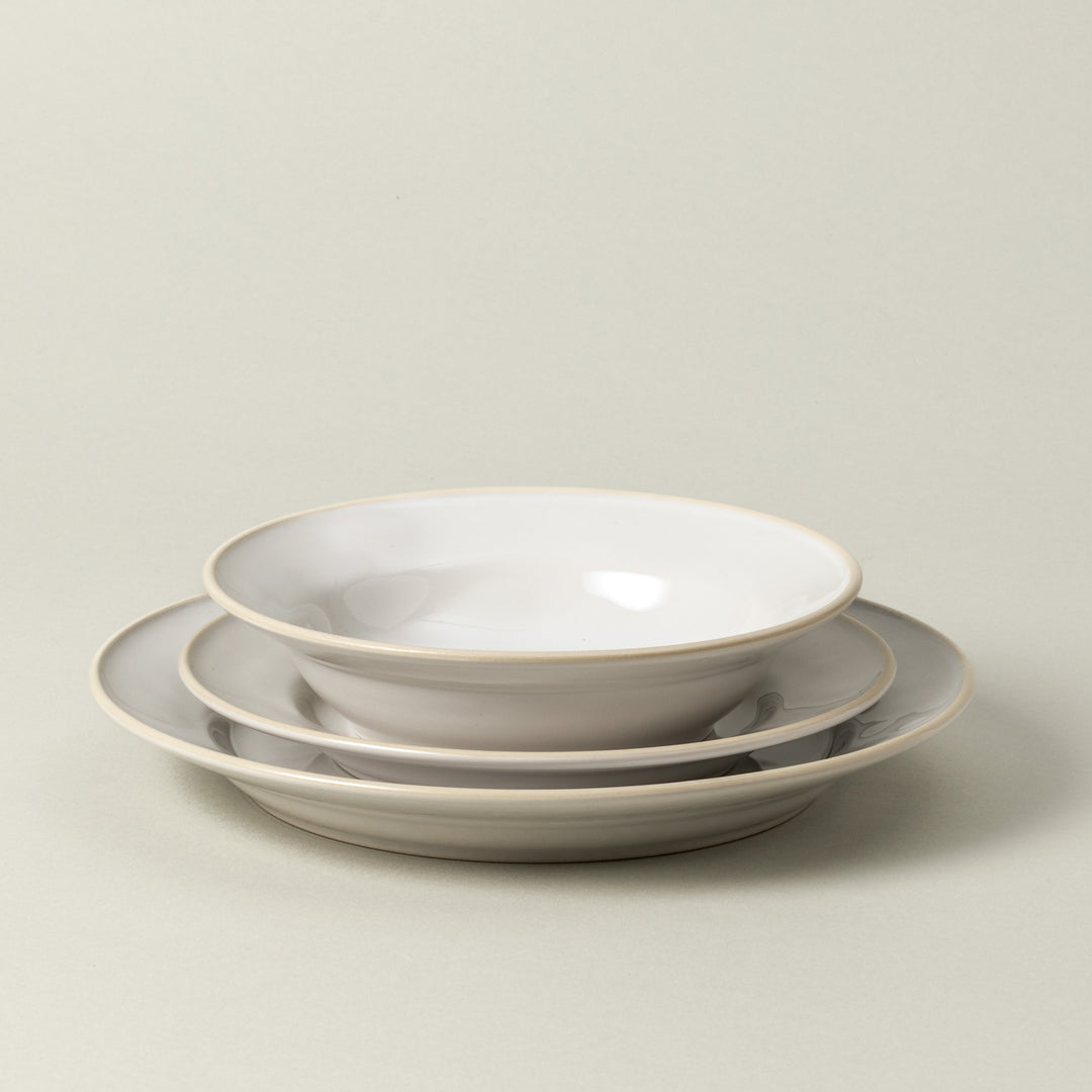 Costa Nova Beja Fine Stoneware Dinnerware (White-Cream)
