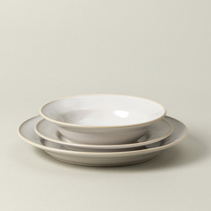 Costa Nova Beja Fine Stoneware Dinnerware (White-Cream)