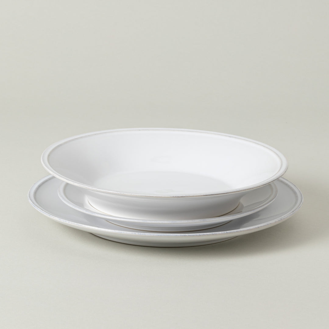 Costa Nova Friso Fine Stoneware Dinnerware (White)