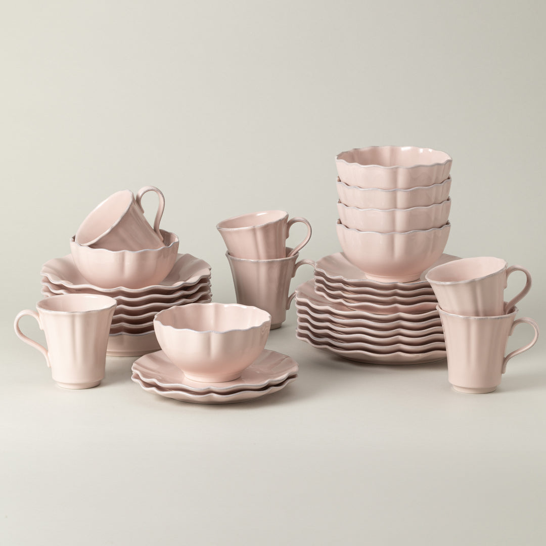 Costa Nova Rosa Fine Stoneware Dinnerware (Rosé Pink)