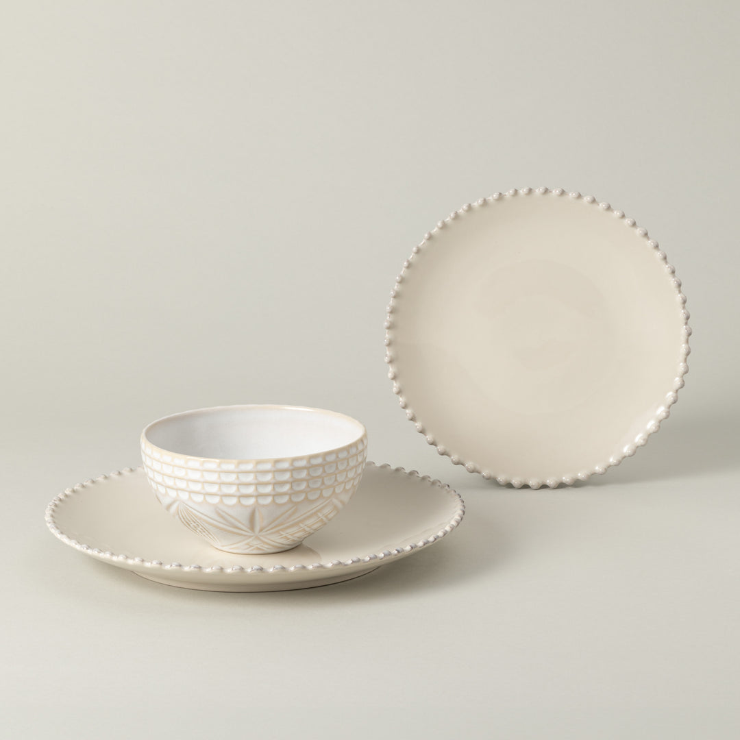 Costa Nova Cristal Fine Stoneware Dinnerware (White)