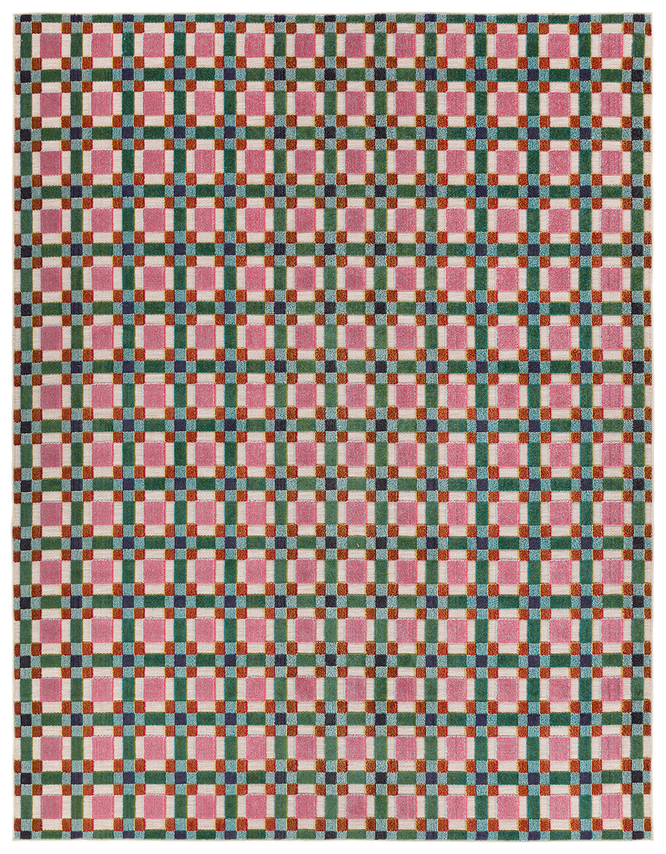 Jaipur Living Alik ALI02 Geometric Multicolor and Blue Area Rug
