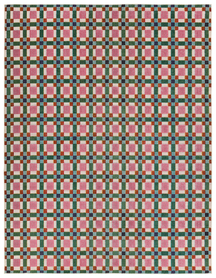 Jaipur Living Alik ALI02 Geometric Multicolor and Blue Area Rug