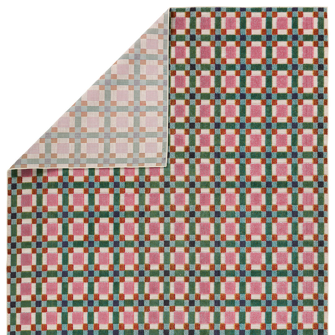 Jaipur Living Alik ALI02 Geometric Multicolor and Blue Area Rug