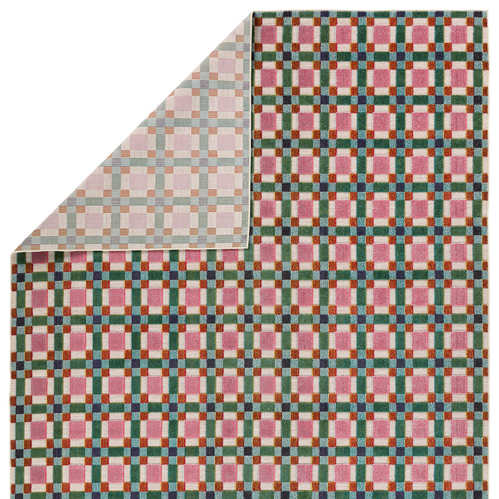 Jaipur Living Alik ALI02 Geometric Multicolor and Blue Area Rug