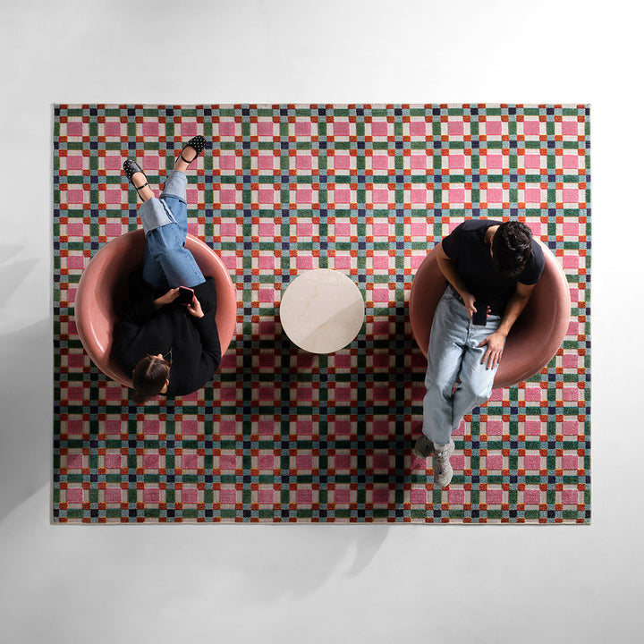 Jaipur Living Alik ALI02 Geometric Multicolor and Blue Area Rug