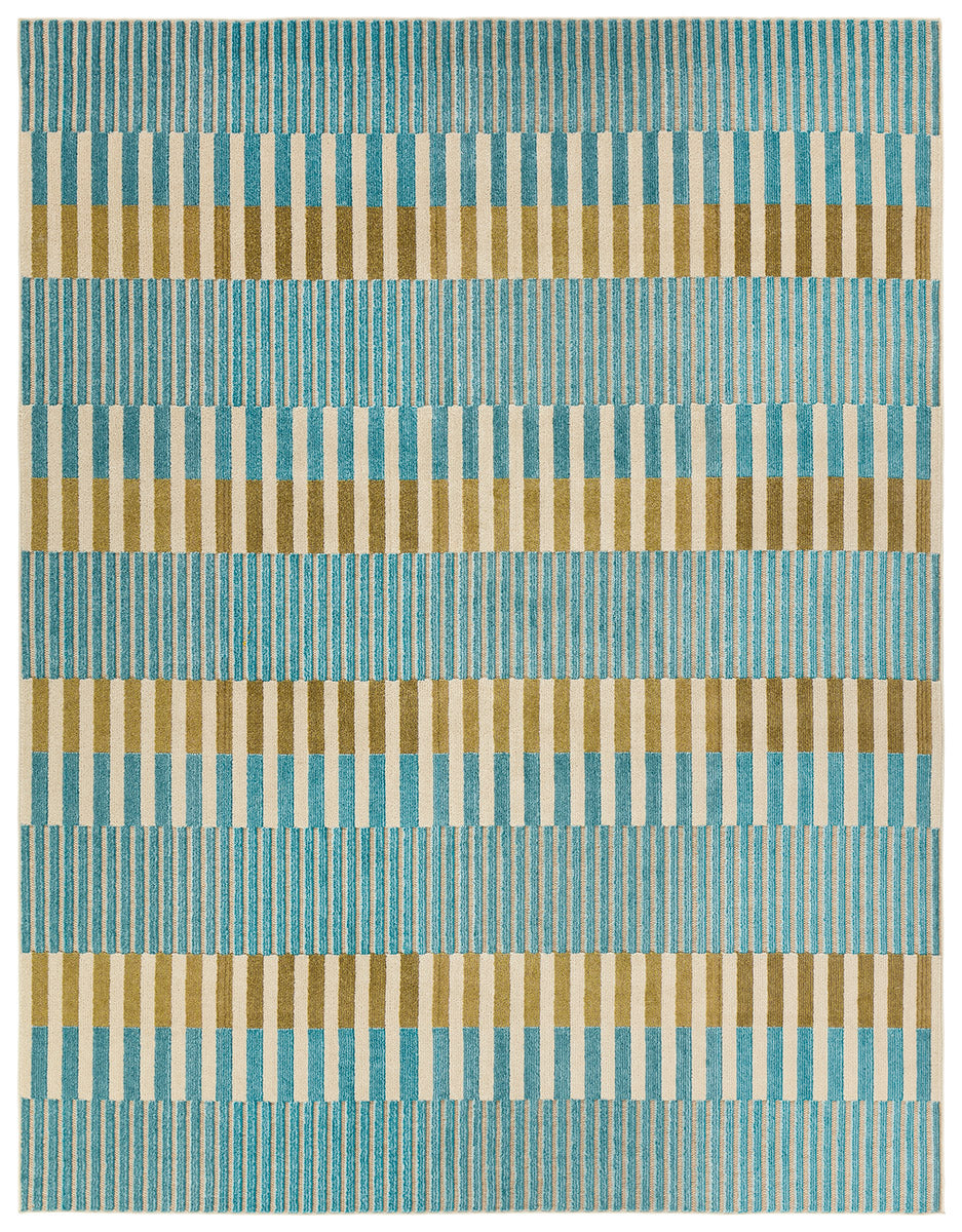Jaipur Living Nori ALI04 Geometric Blue Area Rug