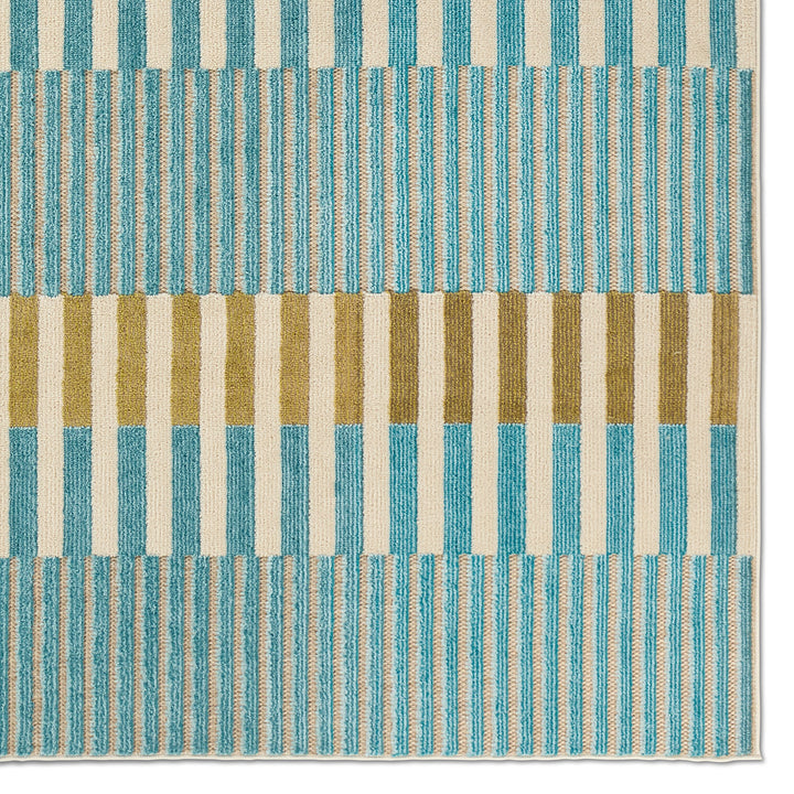 Jaipur Living Nori ALI04 Geometric Blue Area Rug
