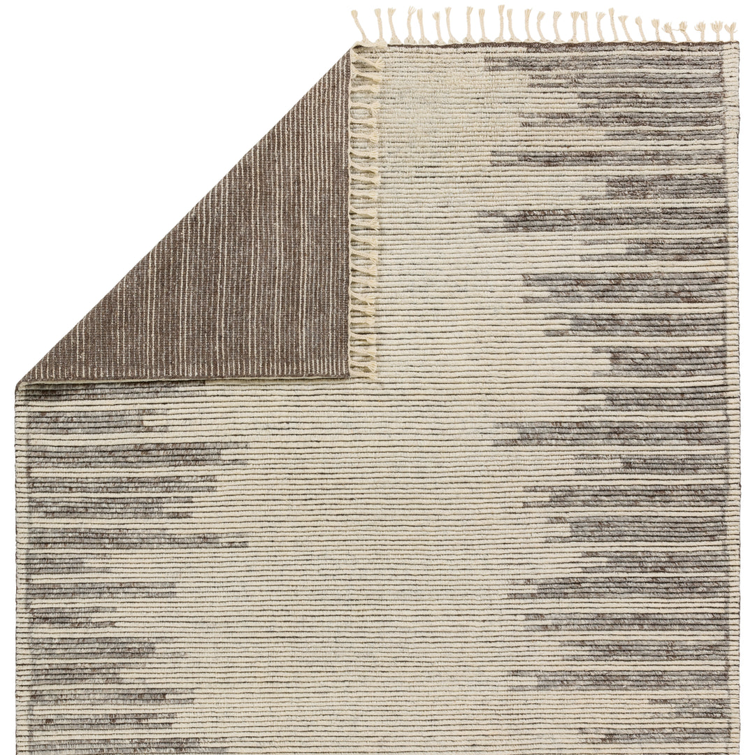 Jaipur Living Patra Hand-Knotted Solid Cream/ Taupe Area Rug (ALPINE - ALP05)