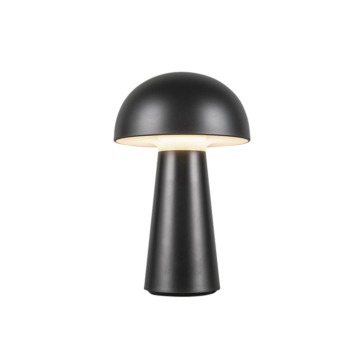 Kuzco Asher 5-in Black Damp-Rated Dimmable LED Table Lamp
