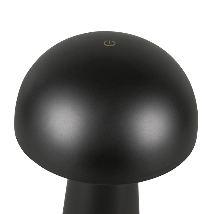 Kuzco Asher 5-in Black Damp-Rated Dimmable LED Table Lamp