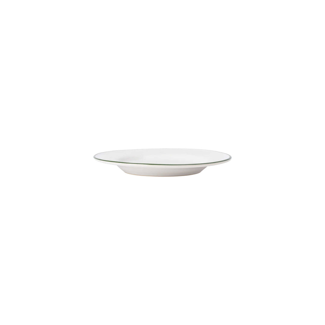 Costa Nova Beja Fine Stoneware Dinnerware (White & Green)