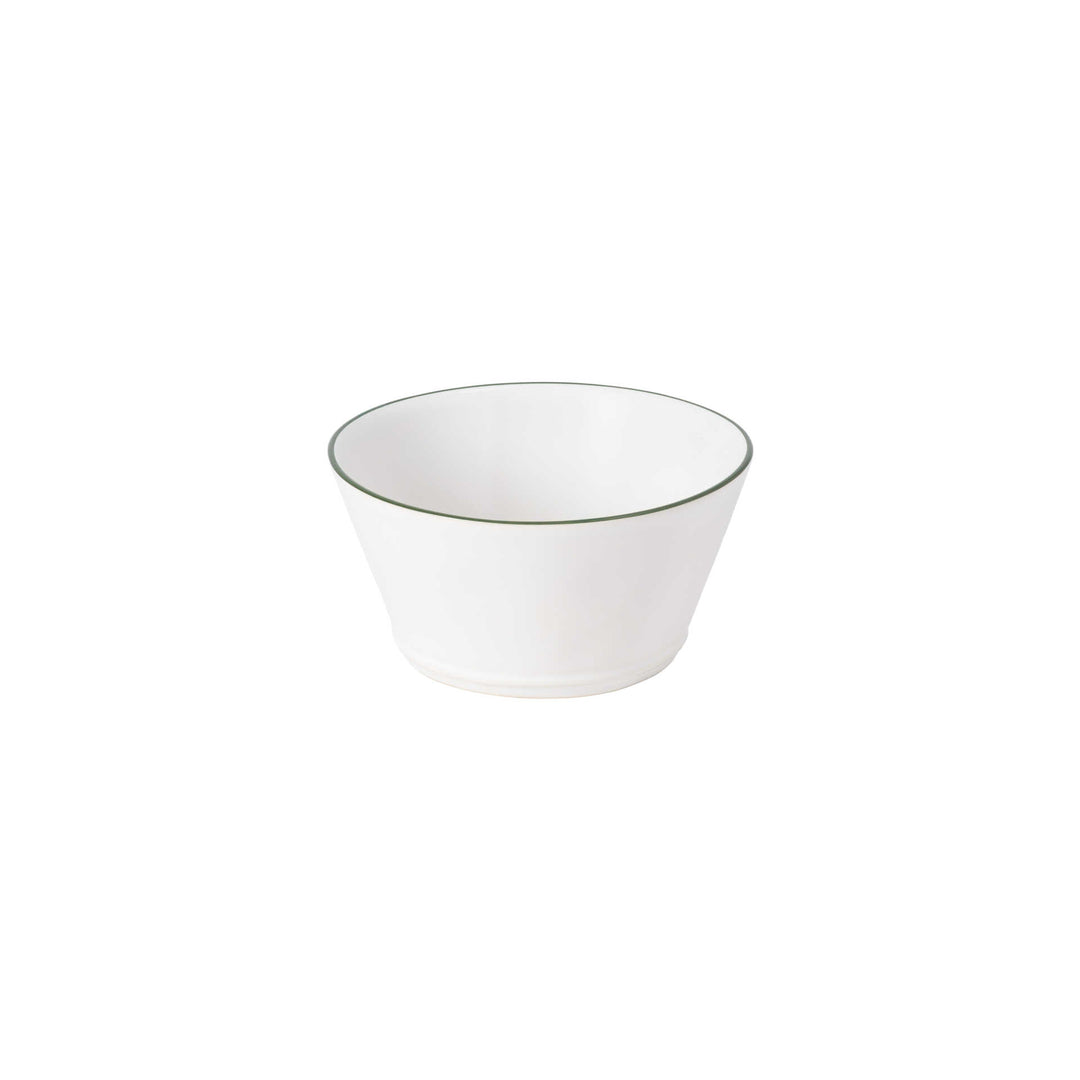 Costa Nova Beja Fine Stoneware Dinnerware (White & Green)