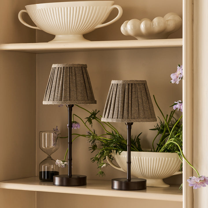 Addison Ross Empire Bronze LED Lamp (Herringbone)