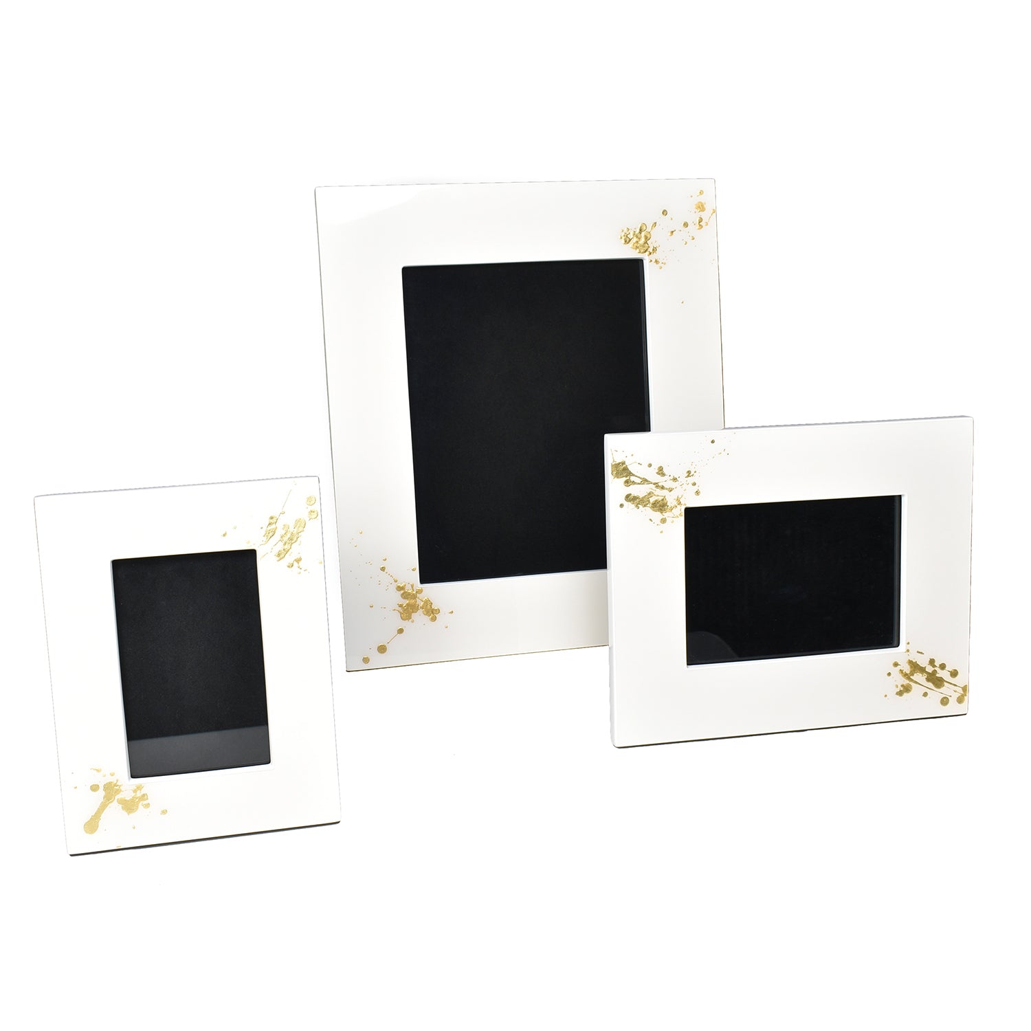 Lacquer Picture Frame (Artful Gold with Black) - Thumbnail 4