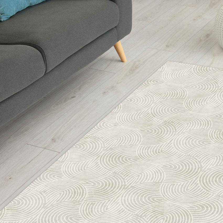 Adama Vinyl Floor Mat/Rug (Aura_W)