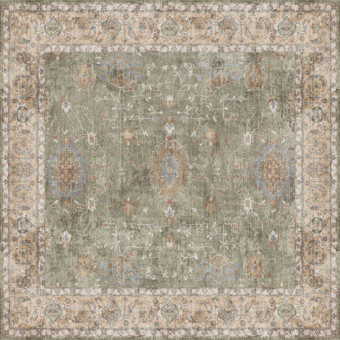 Adama Vinyl Floor Mat/Rug (Avani_V)
