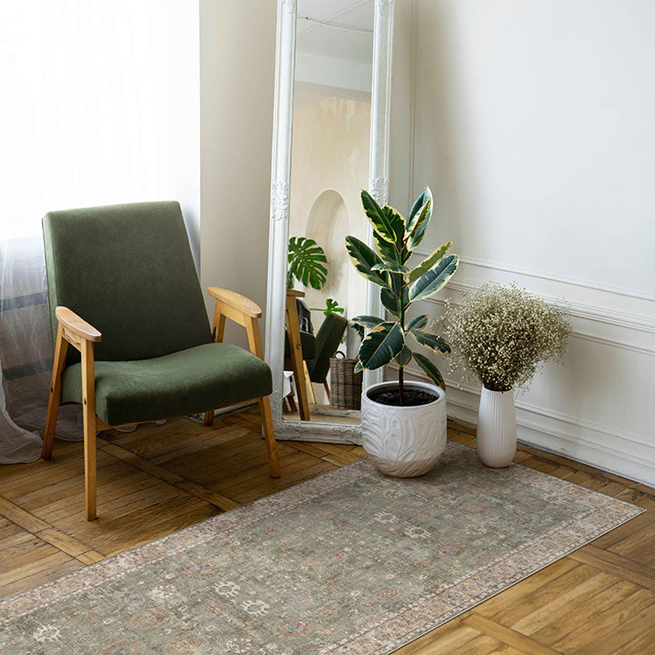 Adama Vinyl Floor Mat/Rug (Avani_V)