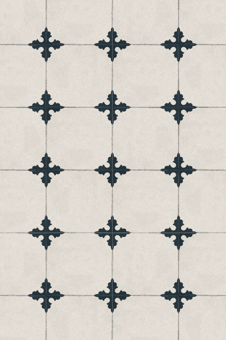 Adama Vinyl Floor Rug (Axia_Cream) - Hudson & Vine