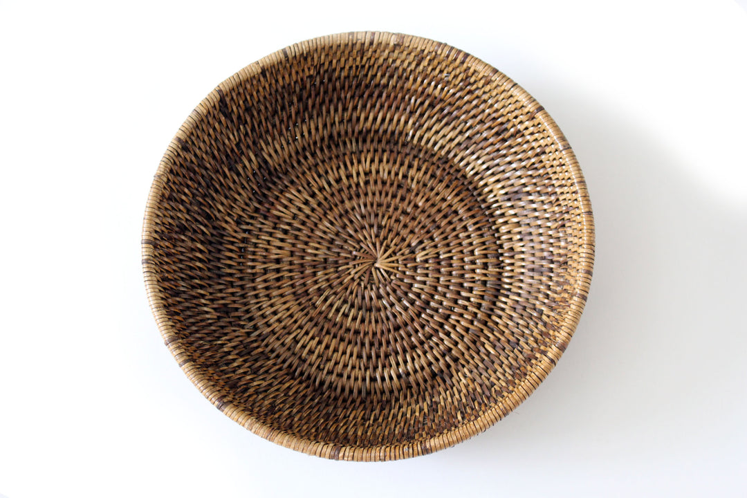 Rattan Round Bowl
