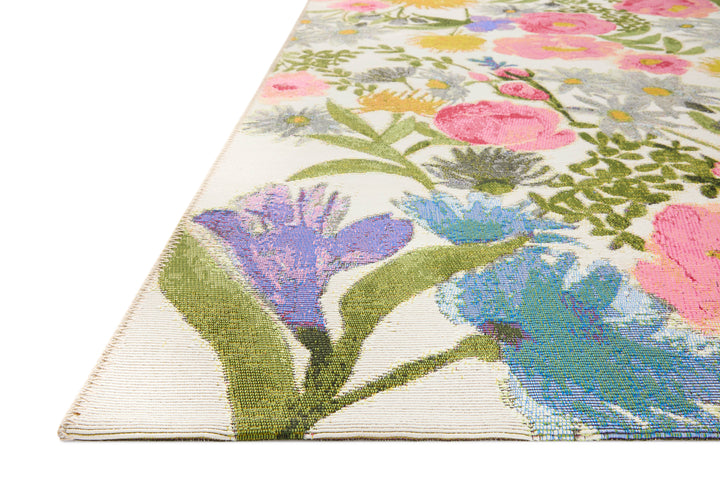 Loloi II Botanical Ivory / Multi Indoor/Outdoor Accent Rug (BOT-01)