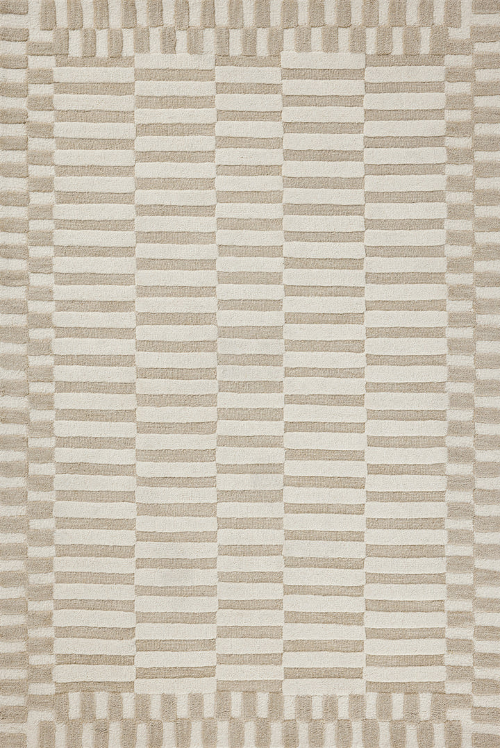 Chris Loves Julia x Loloi Bradley Ivory / Beige Accent Rug (BRL-02)