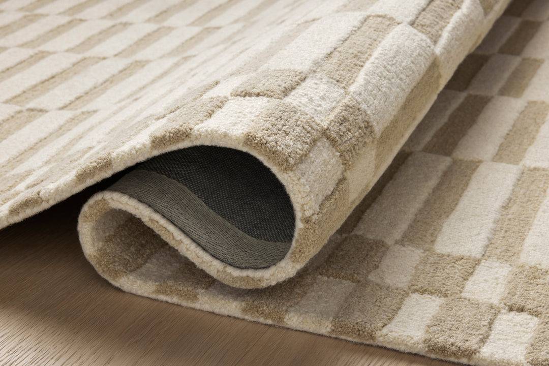 Chris Loves Julia x Loloi Bradley Ivory / Beige Accent Rug (BRL-02)