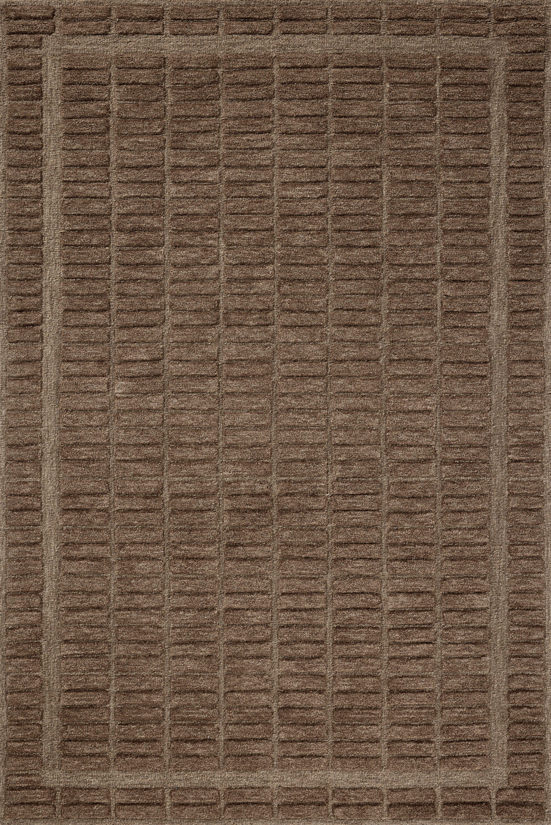 Chris Loves Julia x Loloi Bradley Cocoa / Cocoa Accent Rug (BRL-06)