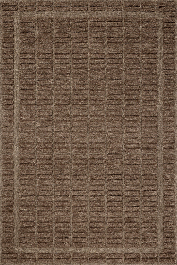 Chris Loves Julia x Loloi Bradley Cocoa / Cocoa Accent Rug (BRL-06)