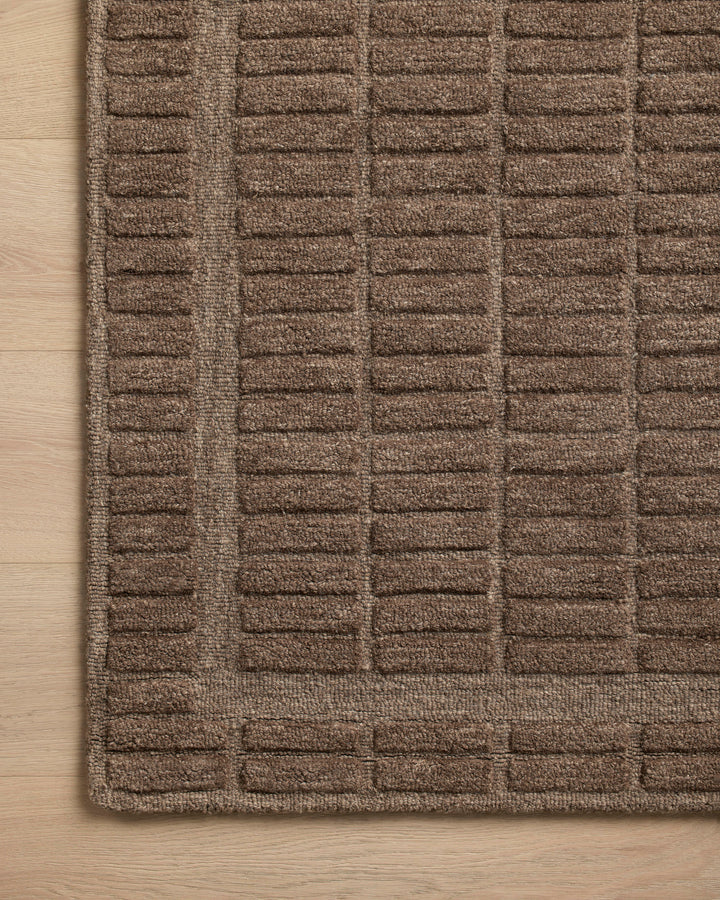 Chris Loves Julia x Loloi Bradley Cocoa / Cocoa Accent Rug (BRL-06)