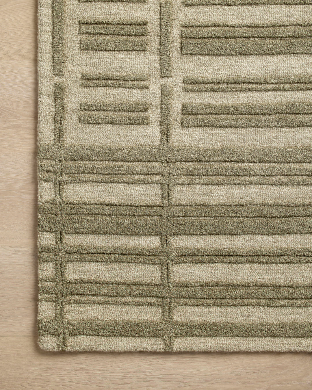 Chris Loves Julia x Loloi Bradley Sage / Olive Accent Rug (BRL-07)