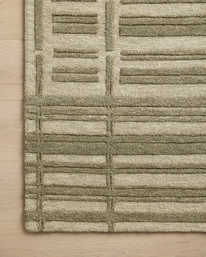 Chris Loves Julia x Loloi Bradley Sage / Olive Accent Rug (BRL-07)