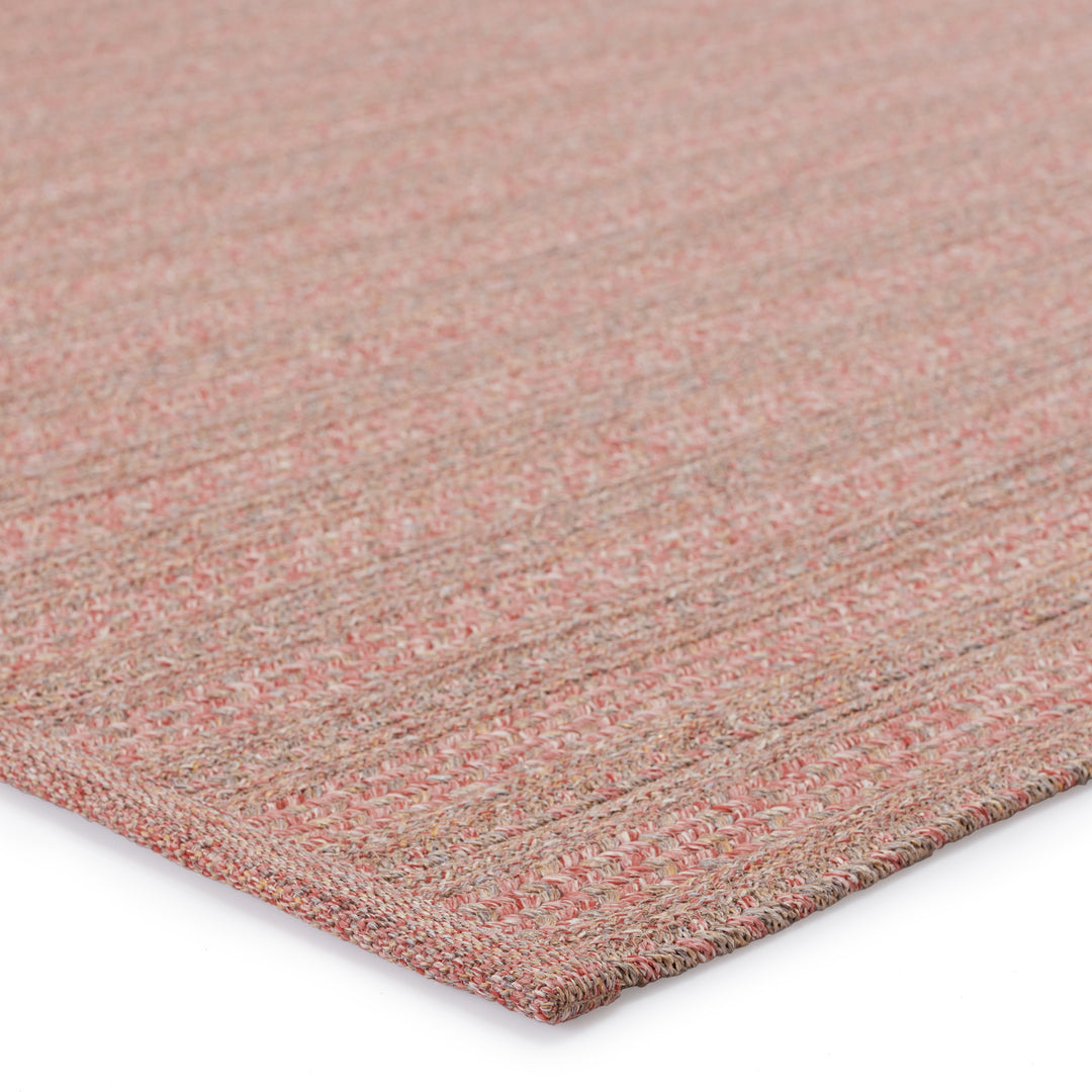 Jaipur Living Topsail Indoor/ Outdoor Striped Rose/ Taupe Area Rug (BRONTIDE - BRO02)