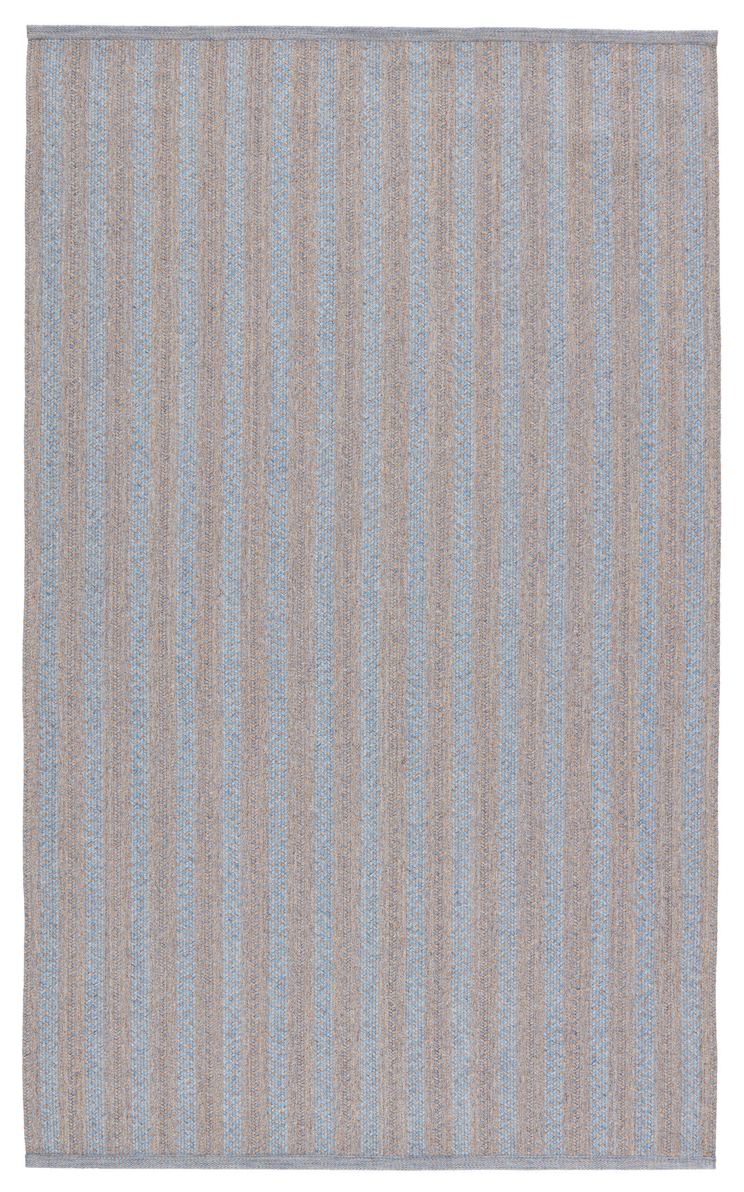 Jaipur Living Topsail Indoor/ Outdoor Striped Light Blue/ Taupe Area Rug (BRONTIDE - BRO03)