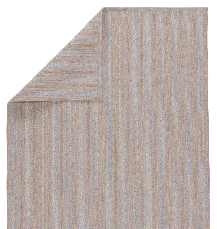 Jaipur Living Topsail Indoor/ Outdoor Striped Gray/ Taupe Area Rug (BRONTIDE - BRO04)