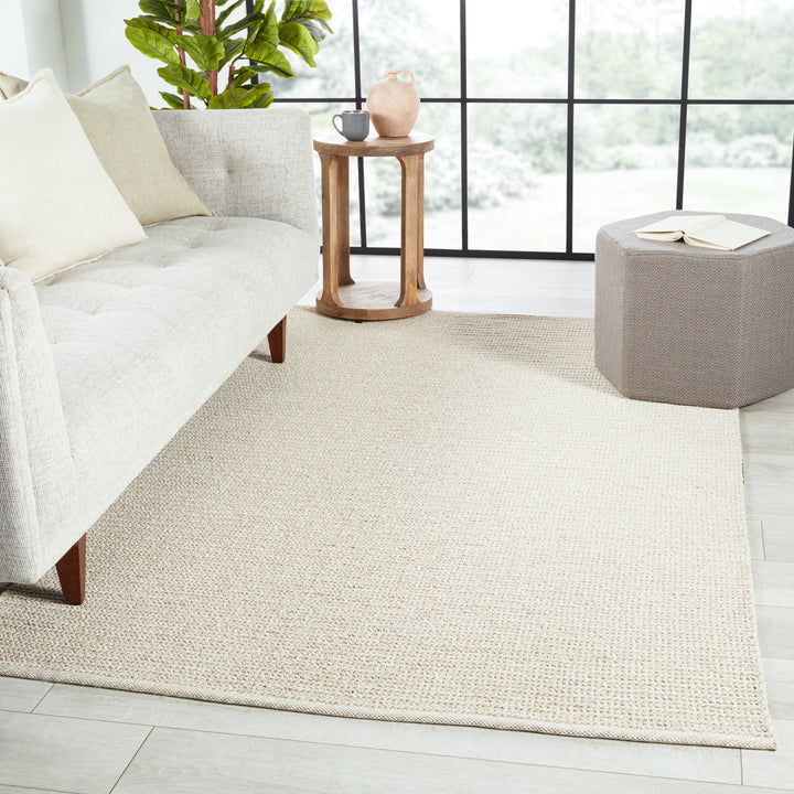 Jaipur Living Raynor Indoor/ Outdoor Solid Beige/ Ivory Area Rug (BRAYDEN - BRY01)