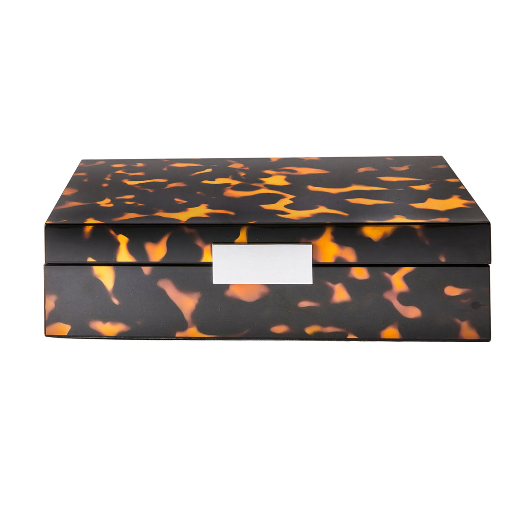 Addison Ross Large Tortoiseshell Box with Silver