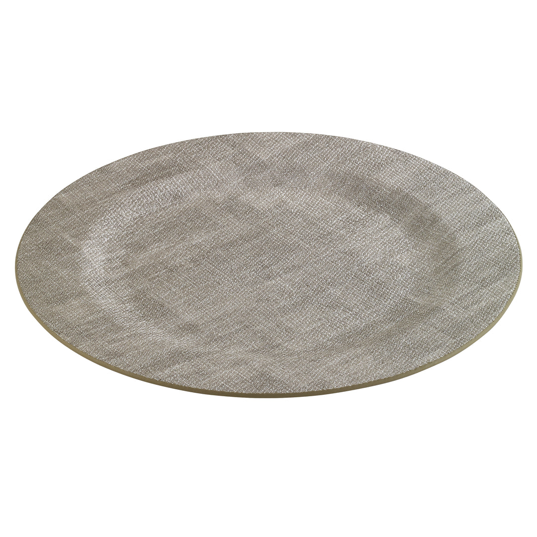 Luster Charger Plates 13 inch Set of 4 (Birch)