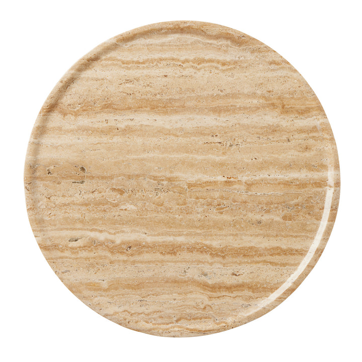 Alessia Natural Travertine Cake Stand