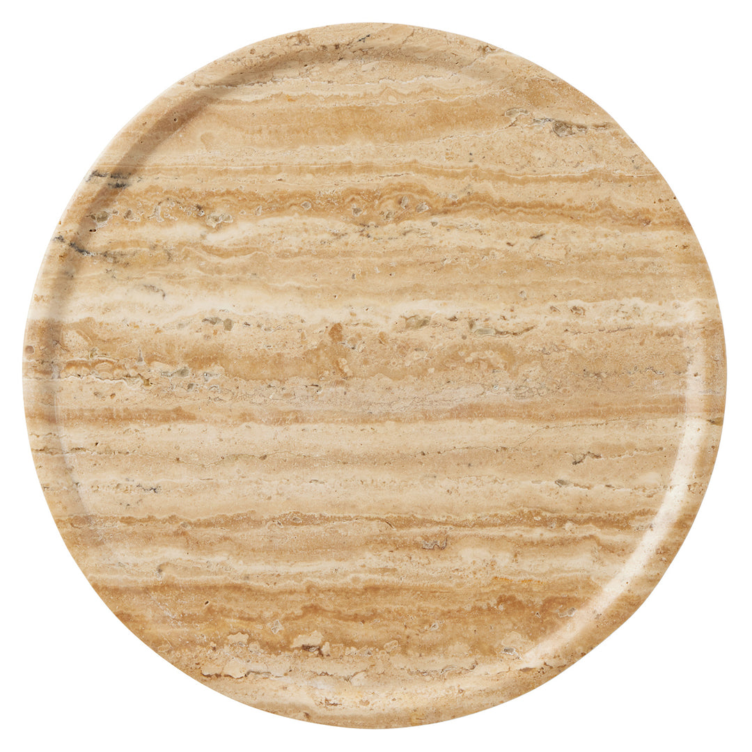 Alessia Natural Travertine Cake Stand