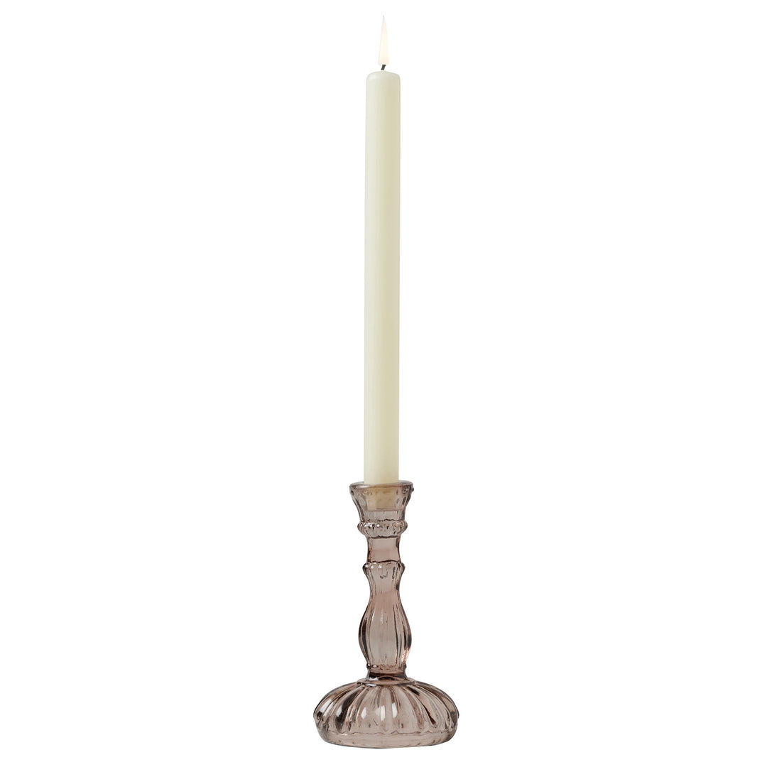 Amal Smoke Glass Candle Holder Set/3