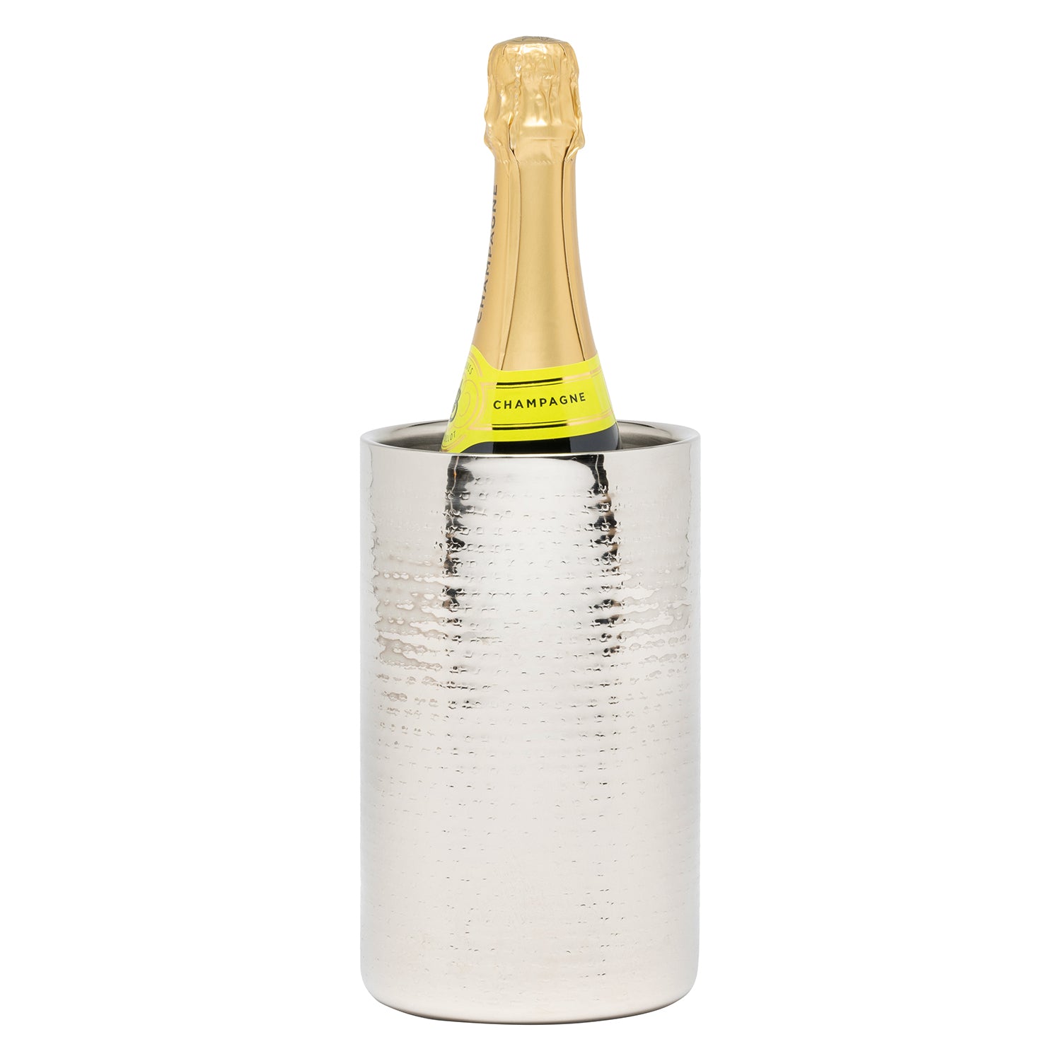Amherst Polished Silver Wine Chiller - Thumbnail 2